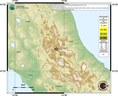 Mappa comuni con almeno 3 questionari