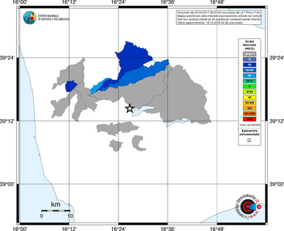 Mappa MCS - territori comuni