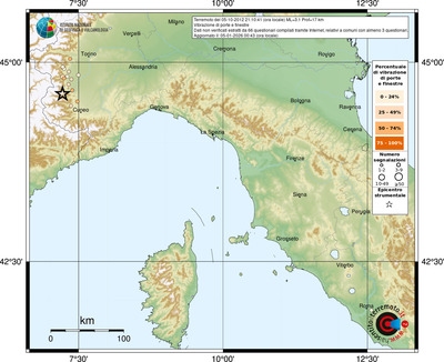 Mappa comuni con almeno 3 questionari