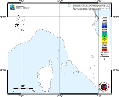Mappa EMS - territori località