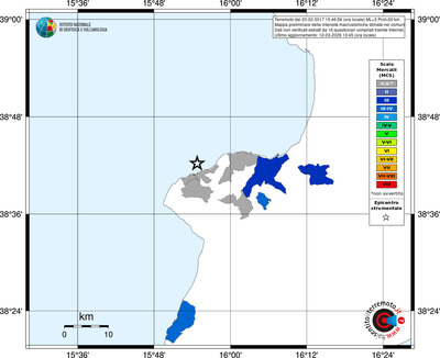 Mappa MCS - territori comuni