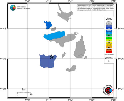 Mappa MCS - territori comuni