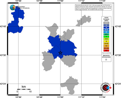 Mappa EMS - territori comuni