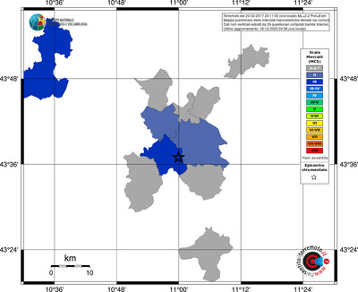 Mappa MCS - territori comuni