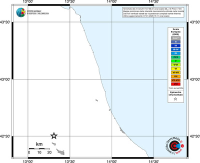 Mappa EMS - territori località