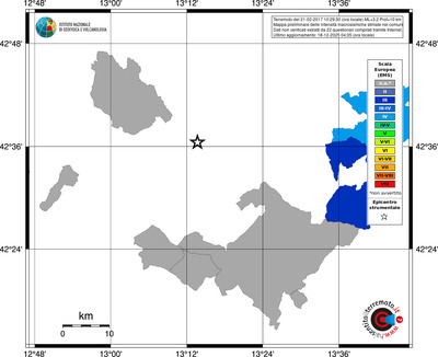 Mappa EMS - territori comuni