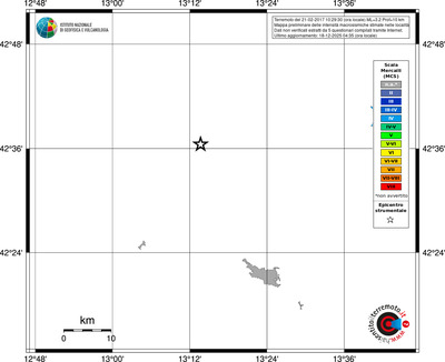 Mappa MCS - territori località