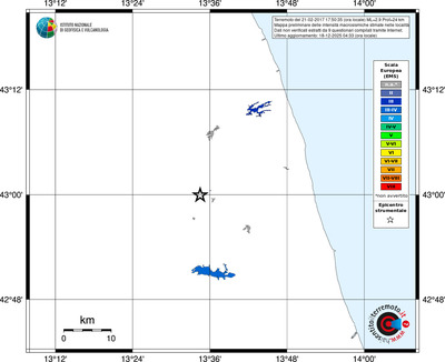 Mappa EMS - territori località