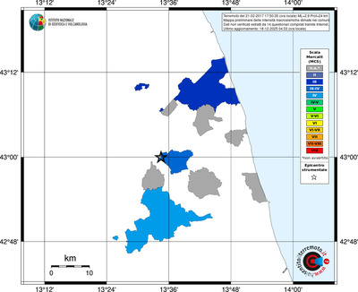 Mappa MCS - territori comuni
