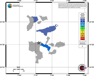 Mappa MCS - territori comuni