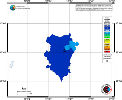 Mappa MCS - territori comuni
