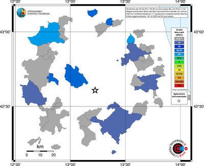 Mappa MCS - territori comuni
