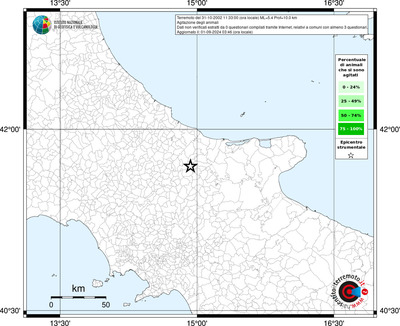 Mappa effetto tematico riferita ai limiti comunali