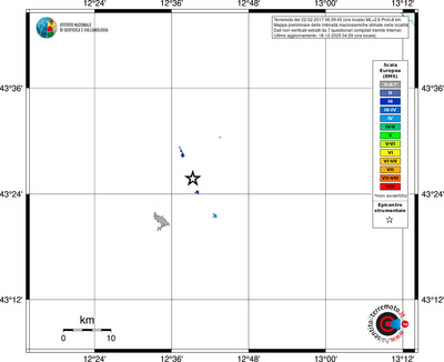 Mappa EMS - territori località