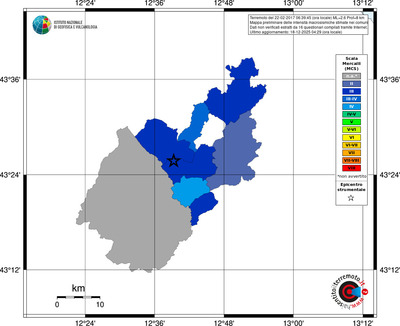 Mappa MCS - territori comuni
