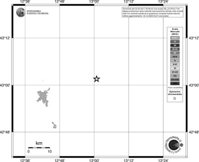 Mappa MCS - territori località