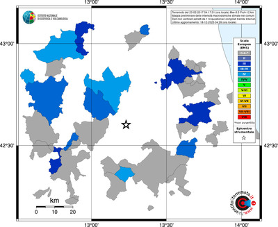 Mappa EMS - territori comuni