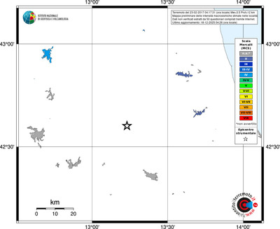 Mappa MCS - territori località