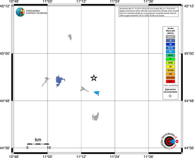 Mappa MCS - territori località
