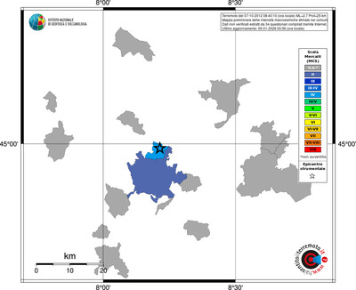 Mappa MCS - territori comuni