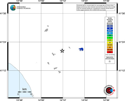 Mappa EMS - territori località