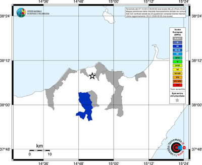 Mappa EMS - territori comuni
