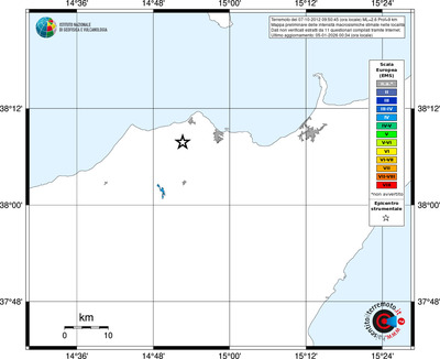 Mappa EMS - territori località