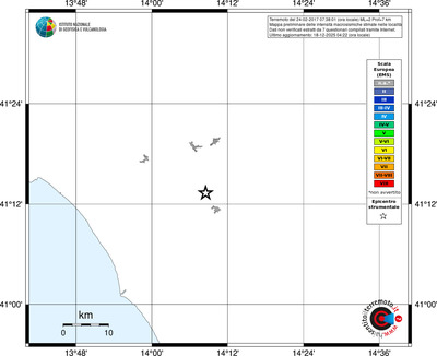 Mappa EMS - territori località