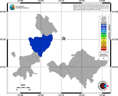 Mappa MCS - territori comuni