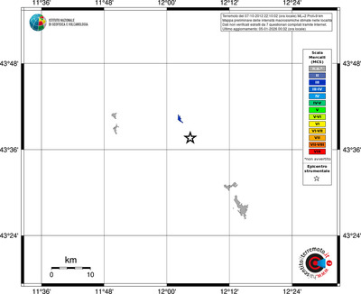 Mappa MCS - territori località