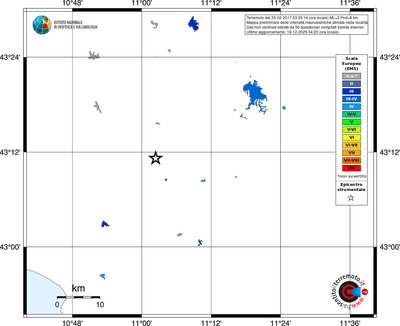 Mappa EMS - territori località