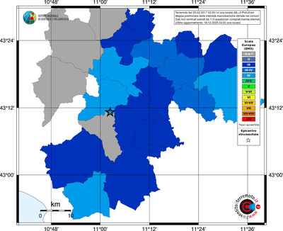 Mappa EMS - territori comuni