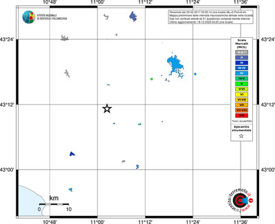 Mappa MCS - territori località
