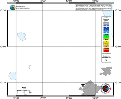 Mappa EMS - territori comuni