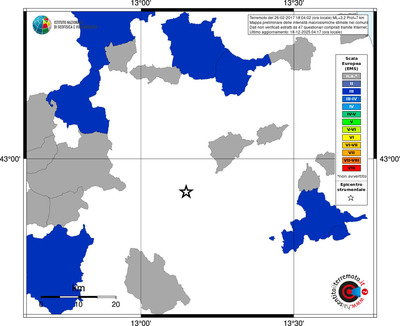 Mappa EMS - territori comuni