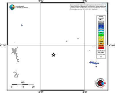 Mappa MCS - territori località