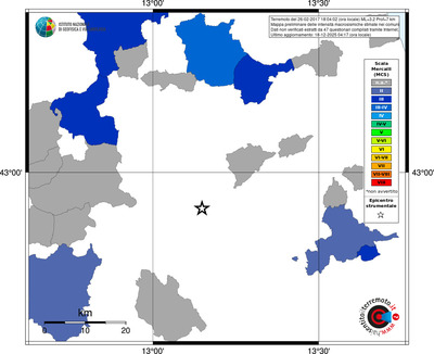 Mappa MCS - territori comuni