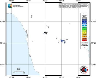 Mappa MCS - territori località