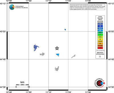 Mappa MCS - territori località