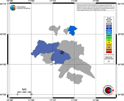 Mappa MCS - territori comuni