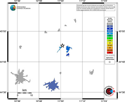 Mappa MCS - territori località