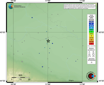 Mappa EMS - località