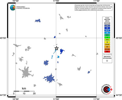 Mappa MCS - territori località
