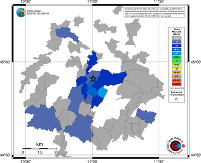 Mappa MCS - territori comuni