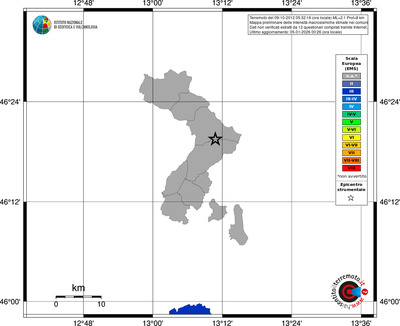 Mappa EMS - territori comuni