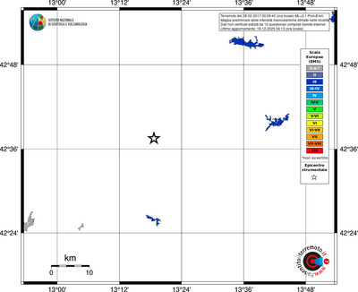 Mappa EMS - territori località