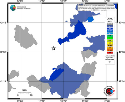 Mappa MCS - territori comuni