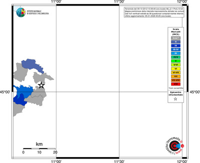 Mappa MCS - territori comuni