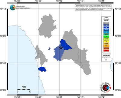 Mappa MCS - territori comuni