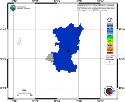 Mappa EMS - territori comuni